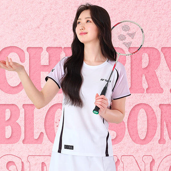 Yonex Women's Short Sleeve T-Shirt 2025 Cherry Blossom Edition - Breathable Performance Tee