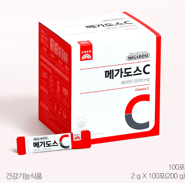 고려은단 메가도스C 3000 영국산 비타민 C / 메가도스 B / 메가도스 B7 / 메가도스 D
