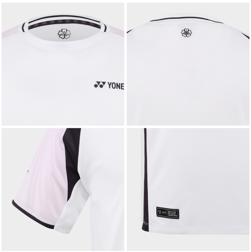 Yonex Men's Short Sleeve T-Shirt 2025 Cherry Blossom Edition - Breathable Performance Badminton Tee