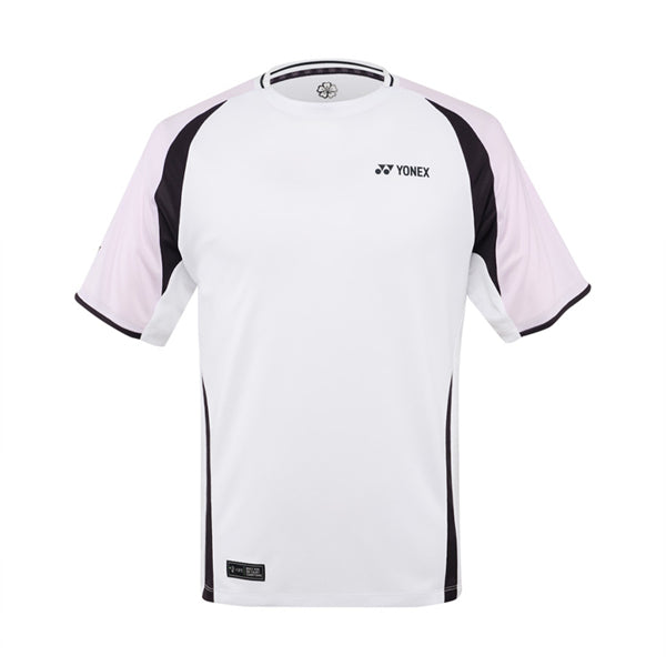 Yonex Men's Short Sleeve T-Shirt 2025 Cherry Blossom Edition - Breathable Performance Badminton Tee