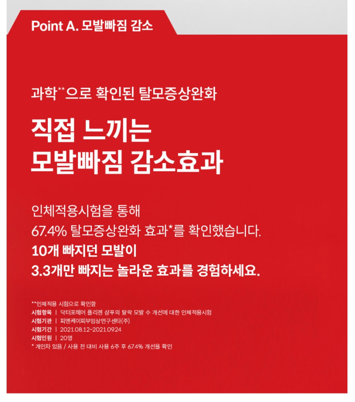 닥터포헤어 No.1 탈모증상완화 두피강화 폴리젠 오리지널 샴푸 500ml