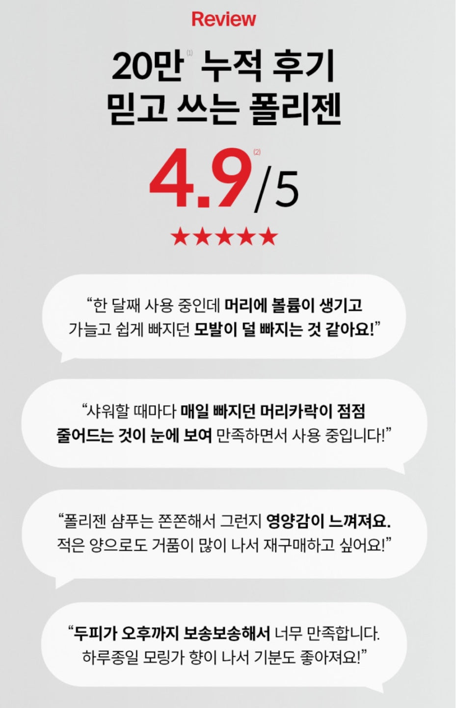 닥터포헤어 No.1 탈모증상완화 두피강화 폴리젠 오리지널 샴푸 500ml