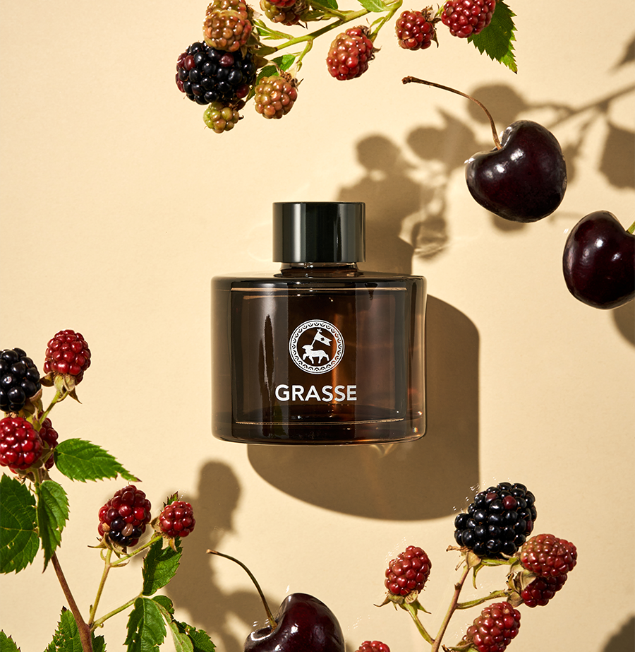BullsOne Grasse Diffuser 105ml Blackberry & Cherry Car Freshener