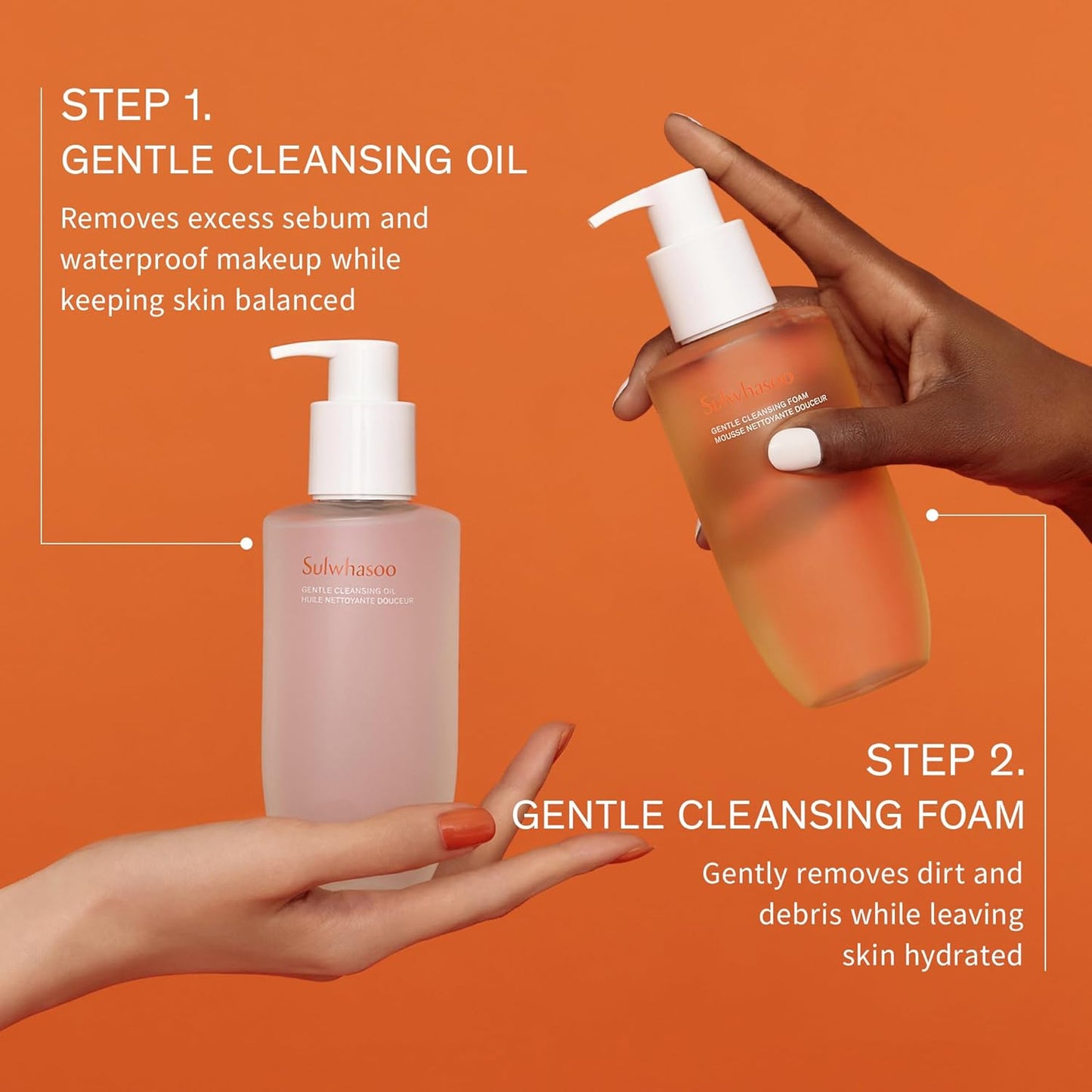 설화수 순행클렌징폼 Sulwhasoo Gentle Cleansing Foam - Korean Face Wash for All Skin Types, Moisturizes & Rejuvenates, Removes Dirt & Impurities, Softens Skin, Hydrating Cleanser