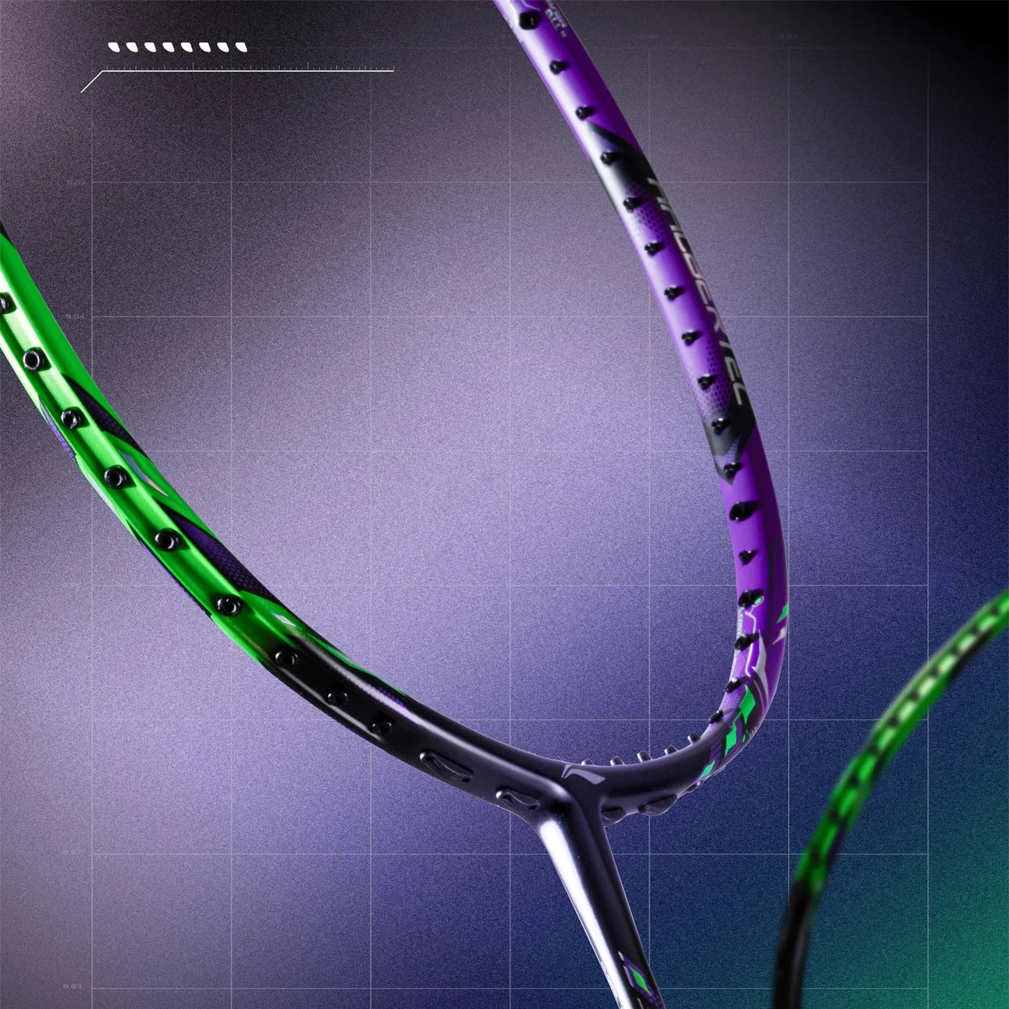 Li-Ning Halbertec 9000 Green/Purple 4U