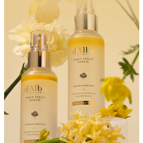 d'Alba Piedmont White Truffle First Spray Serum 100ml x2 Duo Set | Korean Vegan Mist Serum for Instant Hydration & Glow – Global Bestseller