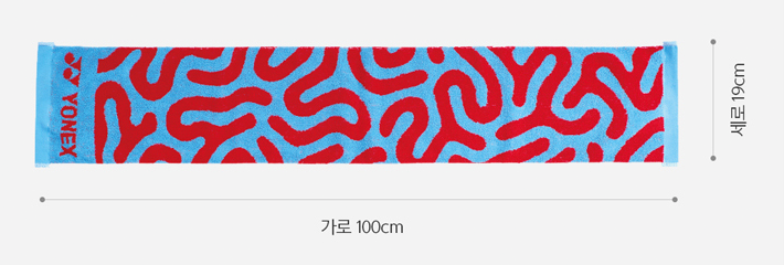 Yonex Muffler Towel 259TW002U (Red / Navy)